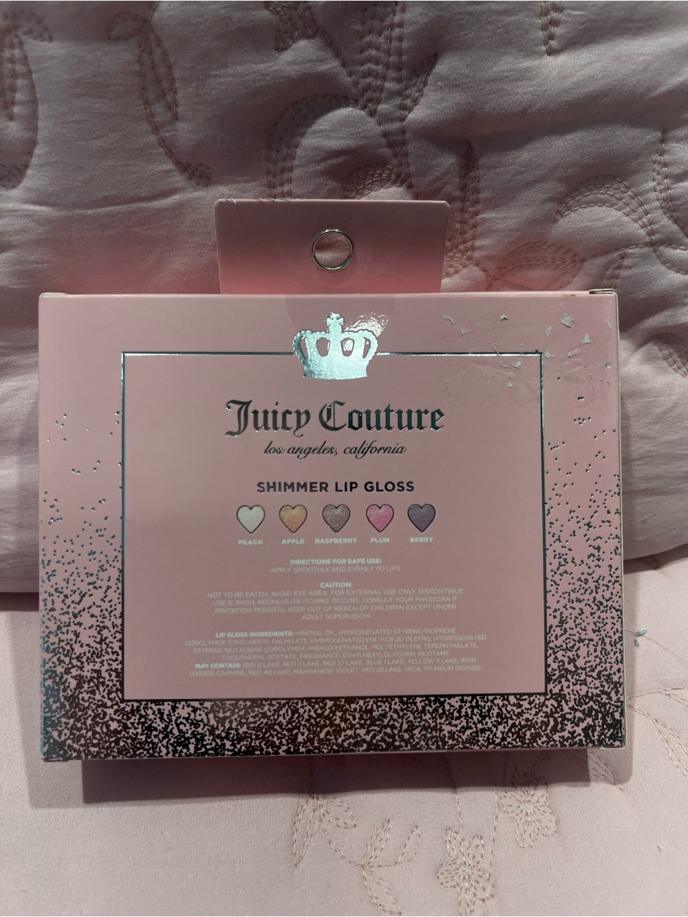 NWT Juicy Couture shimmer lip gloss set with 5 shades - Picture 2 of 9